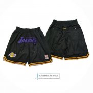 Pantalone Los Angeles Lakers Retro Just Don 2024 Negro