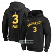 Sudaderas con Capucha Golden State Warriors Chris Paul Ciudad 2023-24 Negro