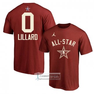 Camiseta Manga Corta All Star 2024 Damian Lillard Rojo