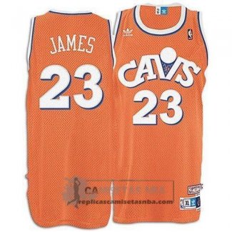 Camiseta Retro Cavaliers James Naranja