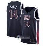 Camiseta USA 2024 Anthony Davis NO 14 Azul