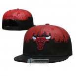 Gorra Chicago Bulls Paint Rojo Negro