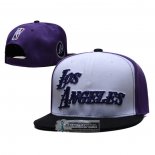 Gorra Los Angeles Lakers Ciudad Edition 2022-23 9FIFTY Snapback Blanco