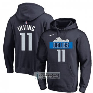 Sudaderas con Capucha Dallas Mavericks Kyrie Irving Statement Azul