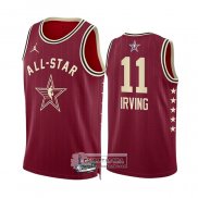 Camiseta All Star 2024 Dallas Mavericks Kyrie Irving NO 11 Rojo