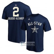 Camiseta Manga Corta All Star 2024 Shai Gilgeous-Alexander Azul