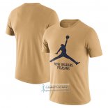 Camiseta Manga Corta New Orleans Pelicans Essential Jumpman Marron