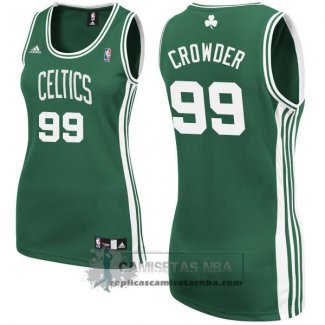 Camiseta Mujer Celtics Crowder Verde