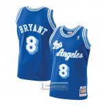 Camiseta Nino Los Angeles Lakers Kobe Bryant NO 8 Mitchell & Ness 1996-97 Azul
