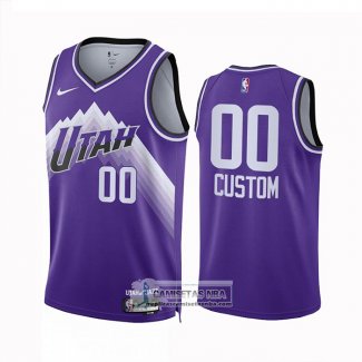 Camiseta Utah Jazz Personalizada Ciudad 2023-24 Violeta