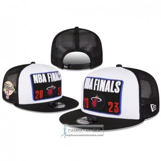 Gorra Miami Heat Adjustable 2023 NBA Finals Banco Negro