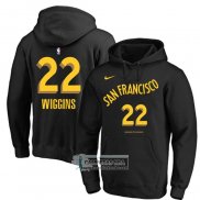 Sudaderas con Capucha Golden State Warriors Andrew Wiggins Ciudad 2023-24 Negro