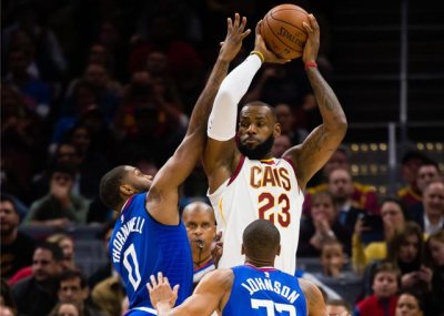 Cavaliers hundió los Clippers-Camisetas NBA Cleveland Cavaliers