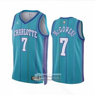 Camiseta Charlotte Hornets Bryce Mcgowens NO 7 Classic 2023-24 Verde