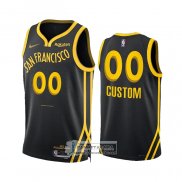 Camiseta Golden State Warriors Personalizada Ciudad 2023-24 Negro