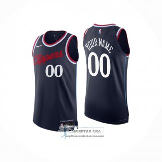 Camiseta Los Angeles Clippers Personalizada Icon 2024-25 Negro