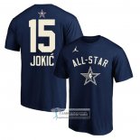 Camiseta Manga Corta All Star 2024 Nikola Jokic Azul