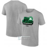 Camiseta Manga Corta Boston Celtics 2024 NBA Playoffs Gris