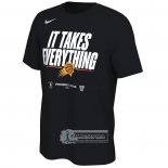 Camiseta Manga Corta Phoenix Suns 2024 NBA Playoffs Mantra Negro