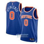 Camiseta New York Knicks Donte Divincenzo NO 0 Icon Azul