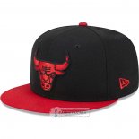 Gorra Chicago Bulls 9FIFTY Adjustable Snapback Negro Rojo