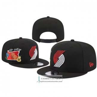 Gorra Portland Trail Blazers Adjustable Icon 9FIFTY Negro