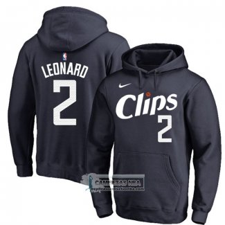 Sudaderas con Capucha Los Angeles Clippers Kawhi Leonard Ciudad 2023-24 Azul