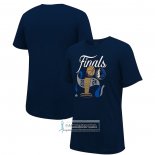 Camiseta Manga Corta Dallas Mavericks 2024 NBA Finals Azul