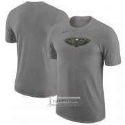 Camiseta Manga Corta New Orleans Pelicans Ciudad 2023-24 Gris