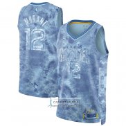 Camiseta Memphis Grizzlies Ja Morant NO 12 Select Series 2023 Azul