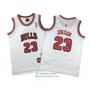 Camiseta Nino Chicago Bulls Michael Jordan NO 23 Blanco