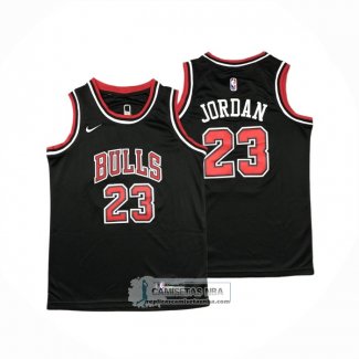 Camiseta Nino Chicago Bulls Michael Jordan NO 23 Negro5