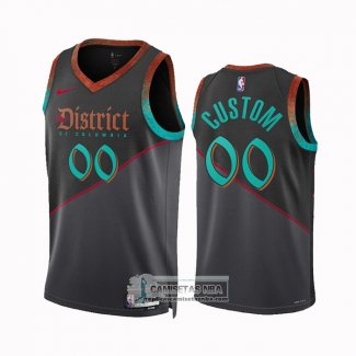 Camiseta Washington Wizards Personalizada Ciudad 2023-24 Negro