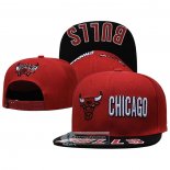 Gorra Chicago Bulls Adjustable Negro Rojo