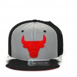 Gorra Chicago Bulls Mitchell & Ness Plata Gris