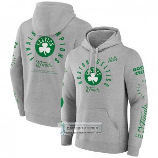 Sudaderas con Capucha Boston Celtics 2024 NBA Finals Champions Gris