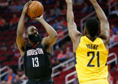 Thaddeus Young y James Harden-Camisetas NBA replicas