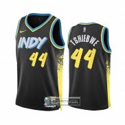 Camiseta Indiana Pacers Oscar Tshiebwe NO 44 Ciudad 2023-24 Negro