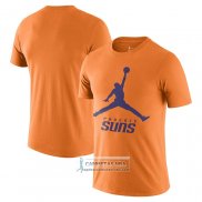 Camiseta Manga Corta Phoenix Suns Essential Jumpman Naranja