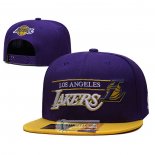 Gorra Los Angeles Lakers Adjustable Violeta Amarillo
