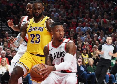 Portland Trail Blazers 128-119 Los Angeles Lakers