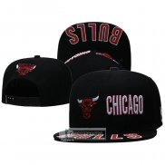 Gorra Chicago Bulls Adjustbale Snapback Negro Rojo