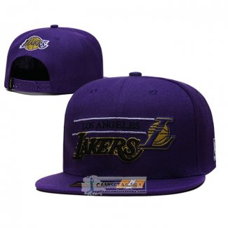 Gorra Los Angeles Lakers Adjustable Violeta