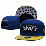 Gorra Los Angeles Lakers Mitchell & Ness STA3 Wool Snapback Azul Amarillo