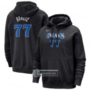 Sudaderas con Capucha Dallas Mavericks Luka Doncic Ciudad 2023-24 Negro