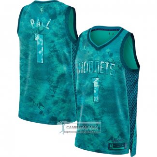 Camiseta Charlotte Hornets LaMelo Ball NO 1 Select Series 2023 Verde