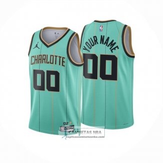 Camiseta Charlotte Hornets Personalizada Ciudad 2024-25 Verde