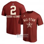 Camiseta Manga Corta All Star 2024 Shai Gilgeous-Alexander Rojo