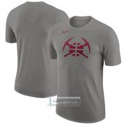 Camiseta Manga Corta Denver Nuggets Ciudad 2023-24 Gris