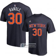 Camiseta Manga Corta New York Knicks Julius Randle Negro